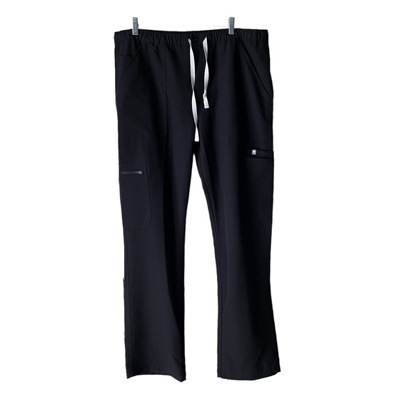 Figs Technical Collection Scrubs Set Top & Bottom Straight Leg Black XL - Picture 6 of 15